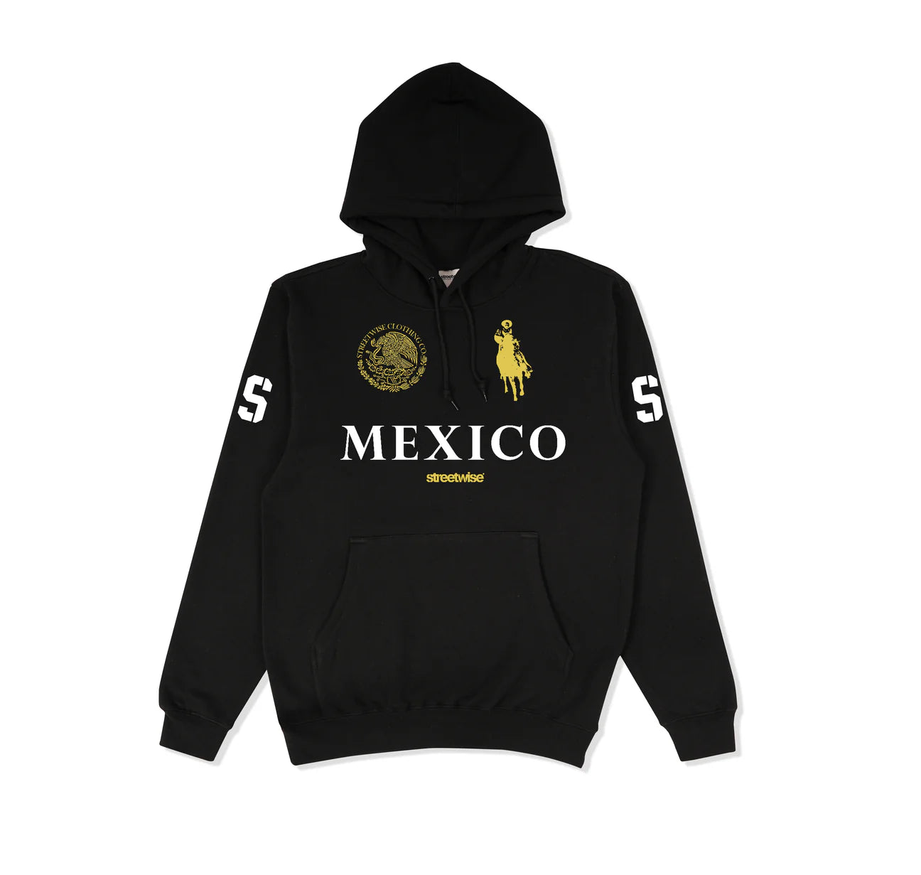 Streetwise Men’s Mexico Narco Polo Pullover Hoodie
